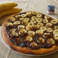 Tarte (pizza) bananes Nutella (Nutella and[...]