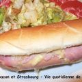 Hot-dog bacon et Strasbourg