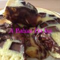 Bolo de limão com natas e chocolate