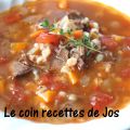 SOUPE BOEUF ET ORGE