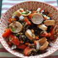 Salade de lentilles.