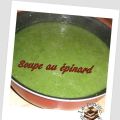 Soupe aux épinards a la magou