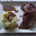 rôti de cerf sauce bordelaise à la moelle,[...]