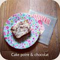 Cake poire chocolat
