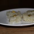 Barfi de coco – Coconut Barfi