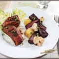 Filet de canard mariné aux carottes violettes[...]