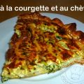 Tarte à la courgette et au chèvre
