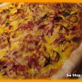 Quiche râpé de jambon - légumes...