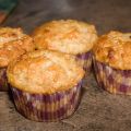 Muffins aux pommes, coeur de caramel