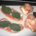 Saltimbocca de poulet et torsades