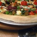 Pizza d'inspiration indienne au chorizo,[...]