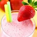 Milkshake au citron et aux fruits rouges