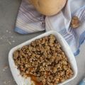 Crumble courge cacahuète
