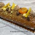 Bûche chocolat,ganache montée chocolat,[...]