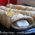 Crêpes au sarrasin, au chèvre et au miel