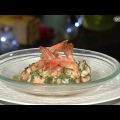 Salade de fenouil croquant et crevettes roses,[...]