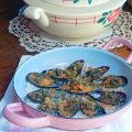 Moules gratinées au beurre d'herbes