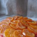 Tranches d'orange confites