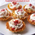 Paniers de brick à la Salade de bœuf