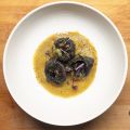Tortellini d'encre de seiche au saumon et[...]