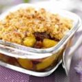 Crumble de palets bretons aux prunes