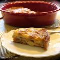 Gâteau aux pommes léger, nappage caramélisé +