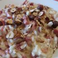 Risotto aux lardons et noisettes