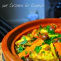 Tajine de poulet aux carottes et citron confit