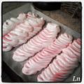 manger des nuages, meringues bicolores