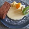 Brownies-crème anglaise et sa brochette de[...]