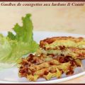 Gaufres de courgettes aux lardons et comté