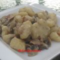 Gnocchis au fromage crémeux, aux champignons et[...]