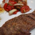 Steaks à la moutarde et au citron vert
