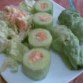 Salade de concombre farci aux carottes, Recette[...]