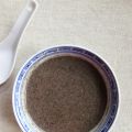 Velouté aux sésames noirs 黑芝麻糊 hēi zhīma hú