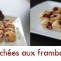 Bouchées aux framboises
