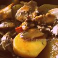 Poulet mijoté façon paysanne