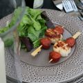 Brochettes de saint-Jacques au chorizo