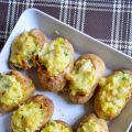 Pommes de terre farcies à la morue