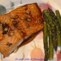 Filet de saumon laqué à l'érable