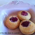 Financiers amande-framboises