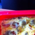 Clafoutis tomates cerises-olives