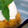 Blanc manger ananas confit et coco