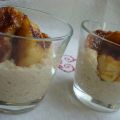 Riz au lait , pommes caramélisées