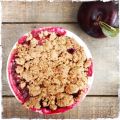 Mes crumbles aux prunes rouges (recette[...]