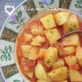 Pomme de terre en sauce