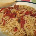 Spaghetti aux tomates authentiquement italien
