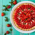 Tarte aux fraises et mascarpone