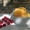 Sorbet aux pêches