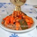 Couscous d’Orge aux Légumes et Viande.